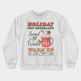 Retro Christmas Hot Chocolate Crewneck Sweatshirt